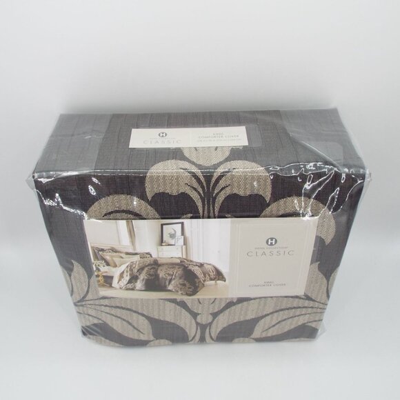Hotel Collection Classic Flourish King Duvet Comforter Cover NEW - Picture 3 of 10